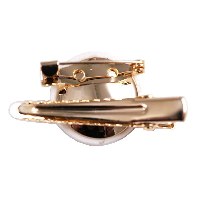 リモージュ  ヘアクリップ付ブローチ リモージュ七宝 フランス メール便送料無料 プレゼント ギフト