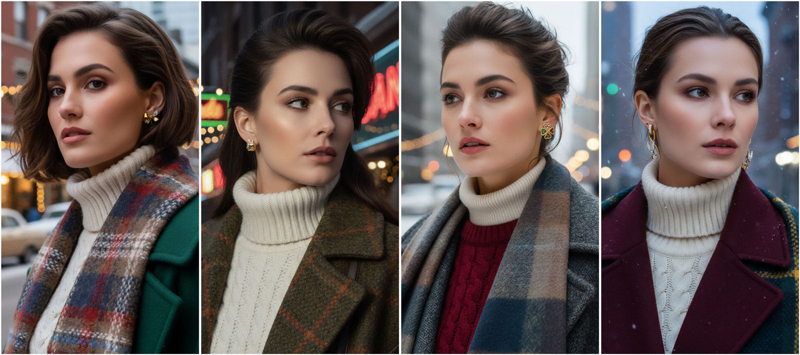 カナダ製のゴールドイヤリング ４種類 ヴィンテージアクセサリー 22KTゴールドプレート 金 ニッケルフリー KEYES 欧米 プレゼント ギフト