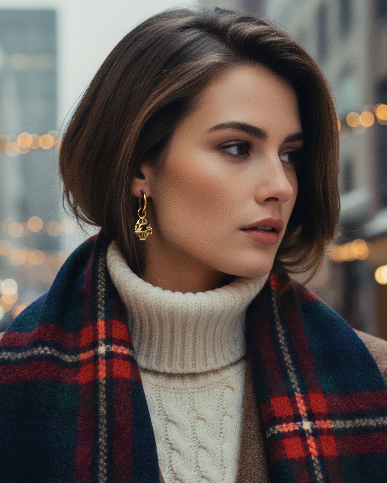 ヴィンテージイヤリング  お花のモチーフ ３色展開 レッド ブルー グリーン ニッケルフリー インポートアクセサリー KEYES プレゼント ギフト