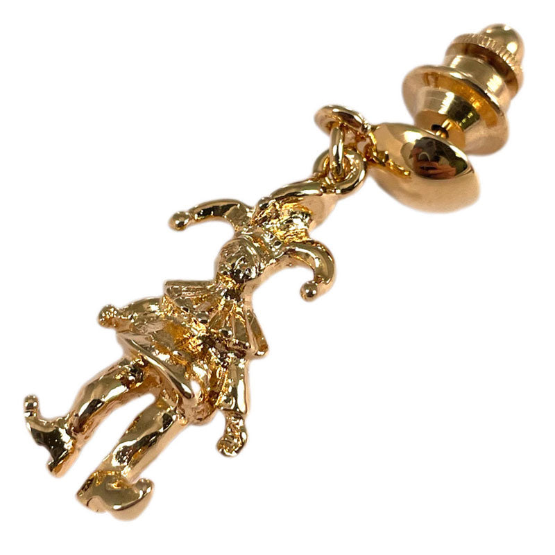 ピエロのモチーフ ピンブローチ ヴィンテージアクセサリー 22KTゴールドプレート 金 ニッケルフリー KEYES カナダ製 欧米 プレゼント ギフト