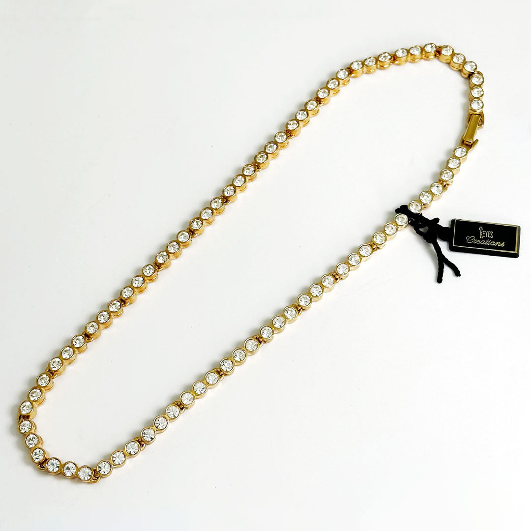 ゴールド ネックレス レディース ヴィンテージアクセサリー 22KTゴールドプレート 金 ニッケルフリー KEYES カナダ製 欧米 プレゼント ギフト