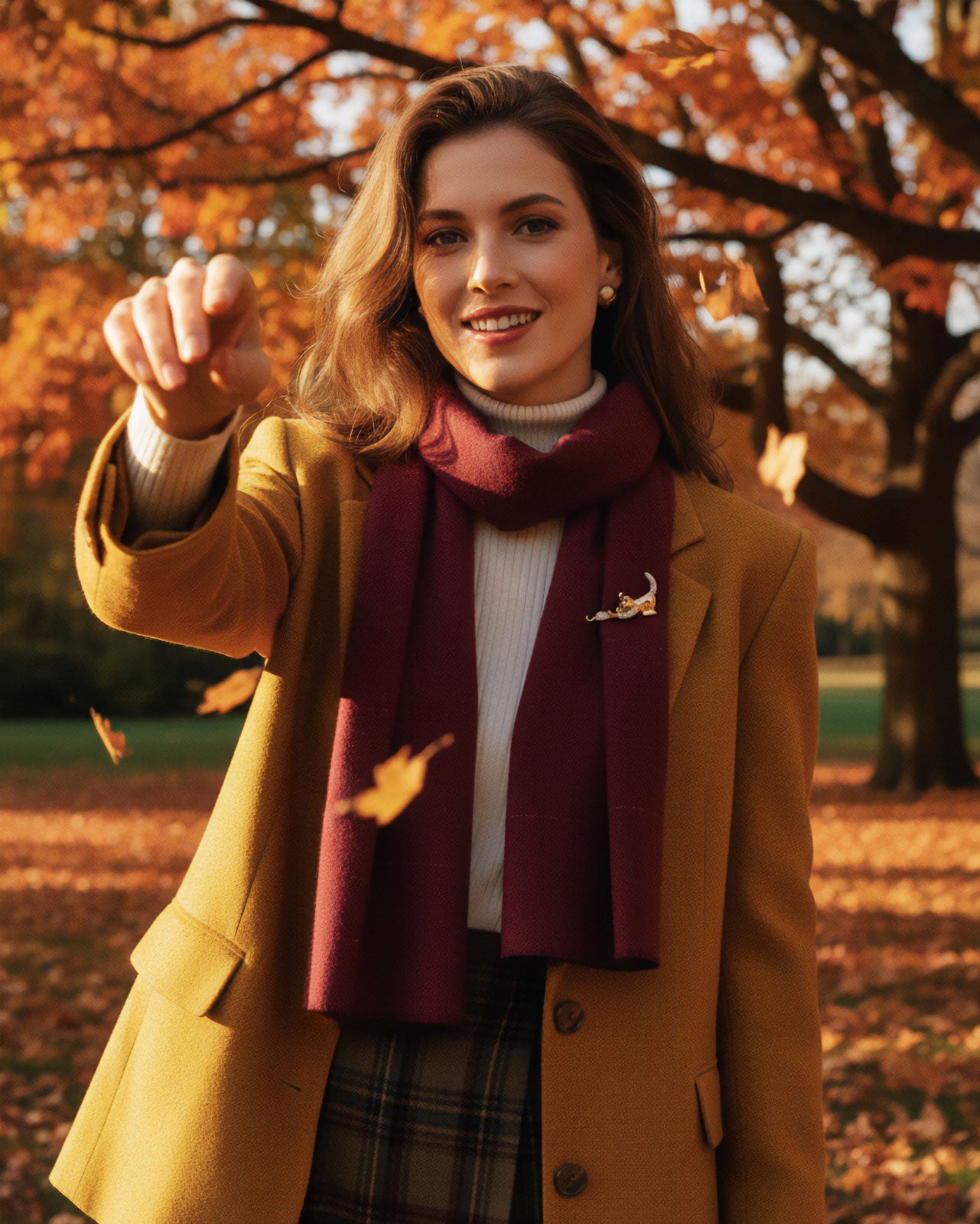 【RapportSelection】ブローチ ネコとネズミ ゴールド カナダ製 111821