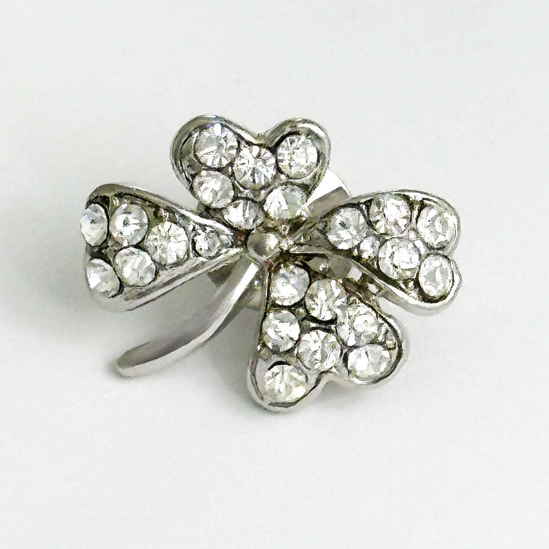 四つ葉のクローバーのピンブローチ レディースファッション アクセサリー プレゼント ギフト