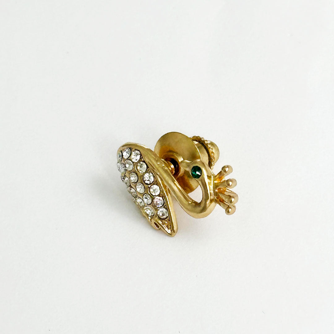 金ぴかの白鳥のピンブローチ レディースファッション アクセサリー プレゼント ギフト