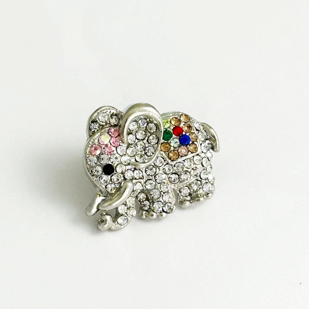 きらきらぞうさんのピンブローチ レディースファッション アクセサリー プレゼント ギフト