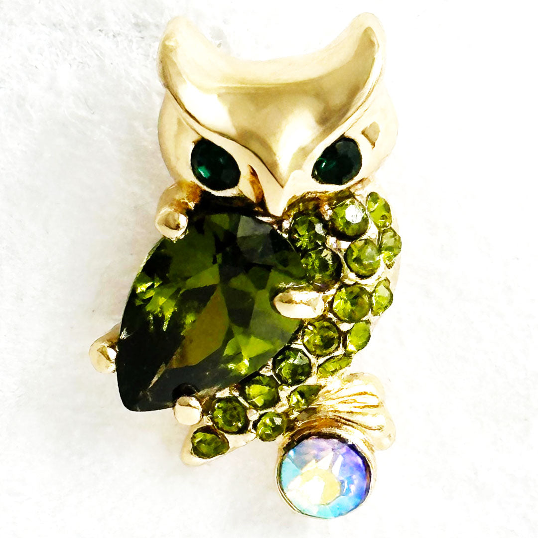 梟のピンブローチ レディースファッション アクセサリー プレゼント ギフト