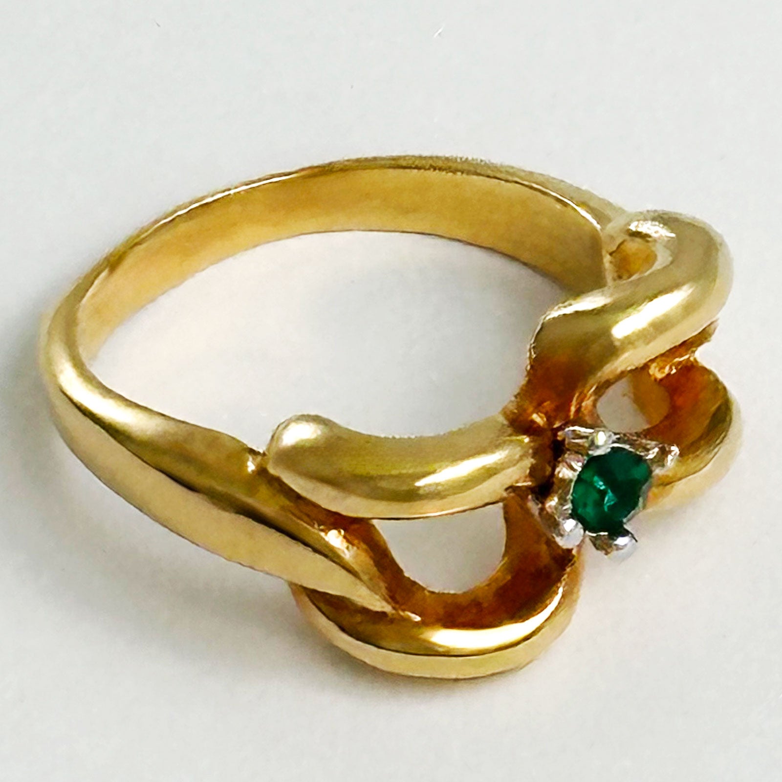 ヴィンテージリング ３スタイル 可愛い指輪 11号 13号 ヴィンテージアクセサリー 22KTゴールドプレート 金 ニッケルフリー KEYES カナダ製 欧米 プレゼント ギフト