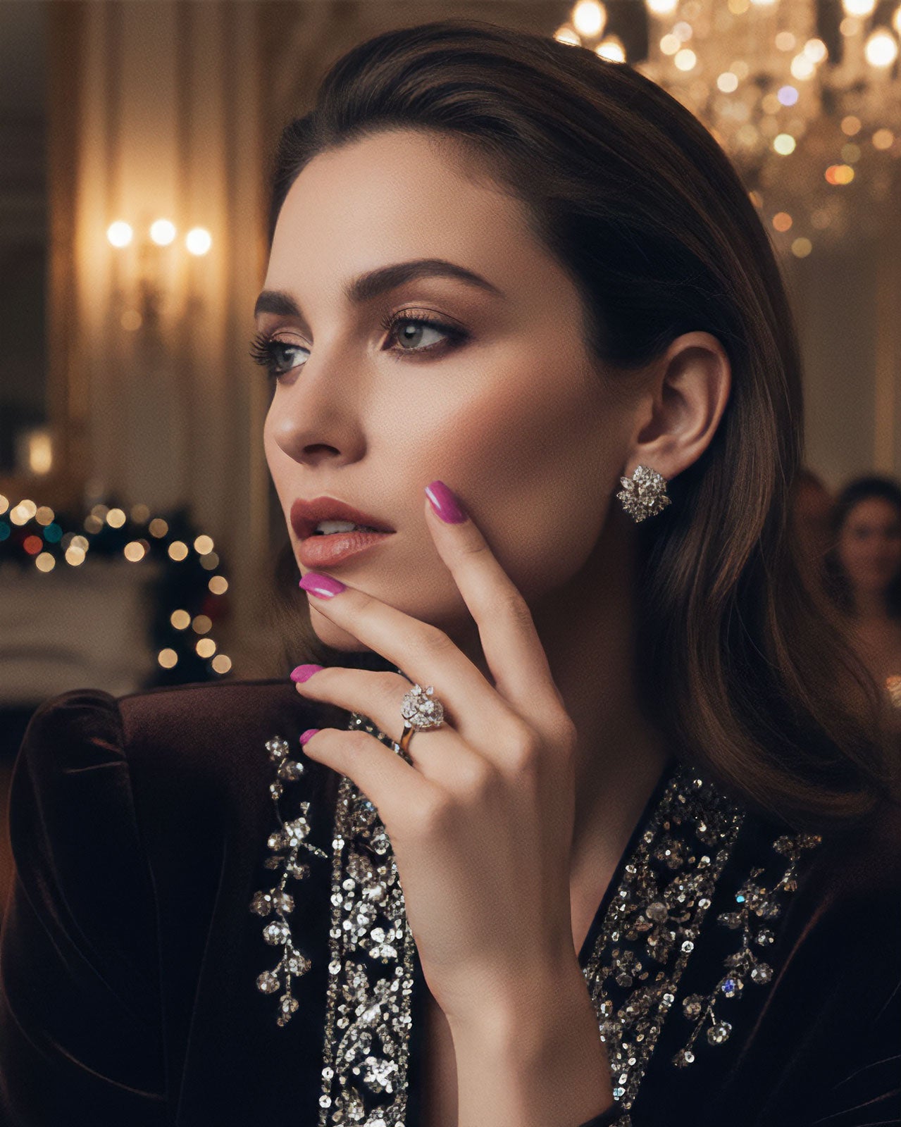 ヴィンテージリング 存在感ある花びらの指輪 ヴィンテージアクセサリー 22KTゴールドプレート 金 ニッケルフリー KEYES カナダ製 欧米 11号 13号 プレゼント ギフト