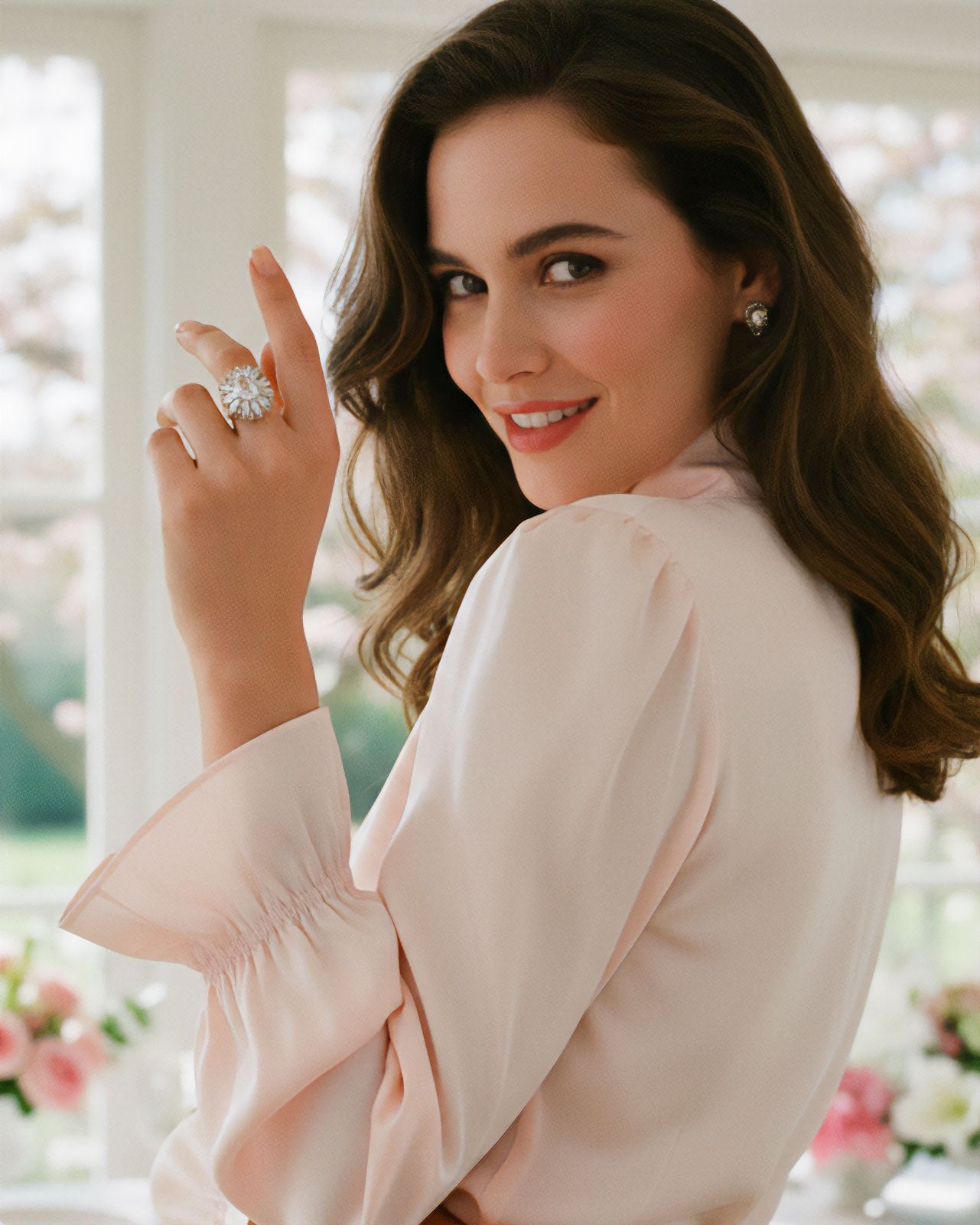 ヴィンテージリング 存在感あるカクテルリング ヴィンテージアクセサリー 22KTゴールドプレート 金 ニッケルフリー KEYES カナダ製 欧米 11号 プレゼント ギフト