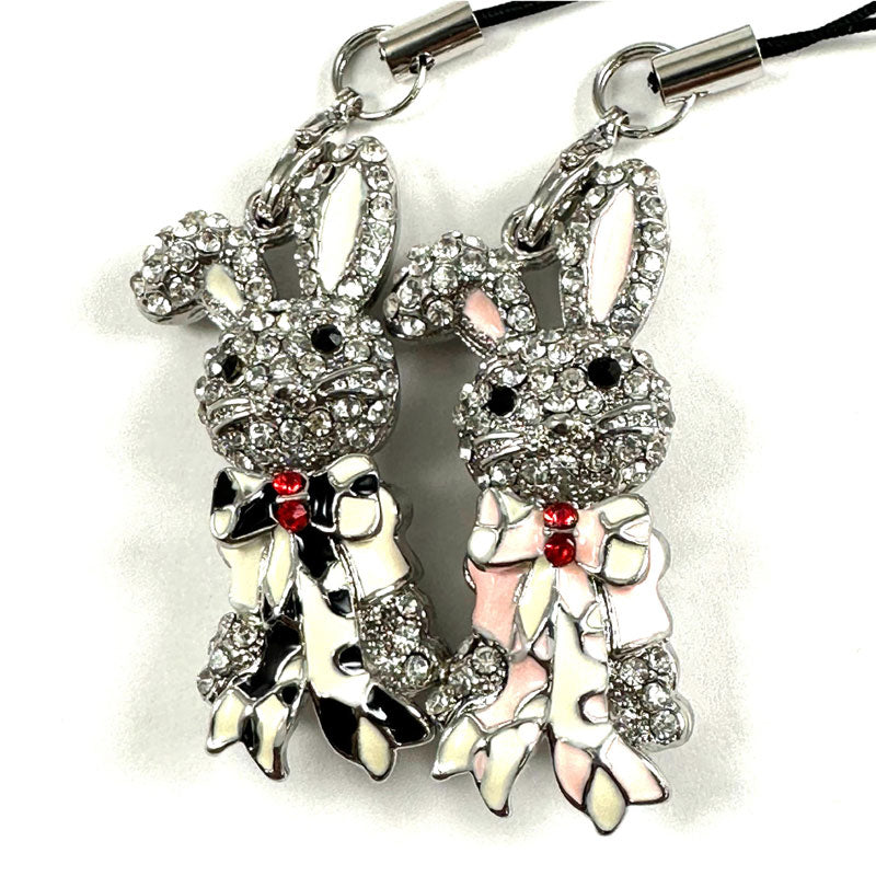 シャイニーラビット 携帯ストラップ モチーフ マスコットチャーム レトロ 個性派 開運