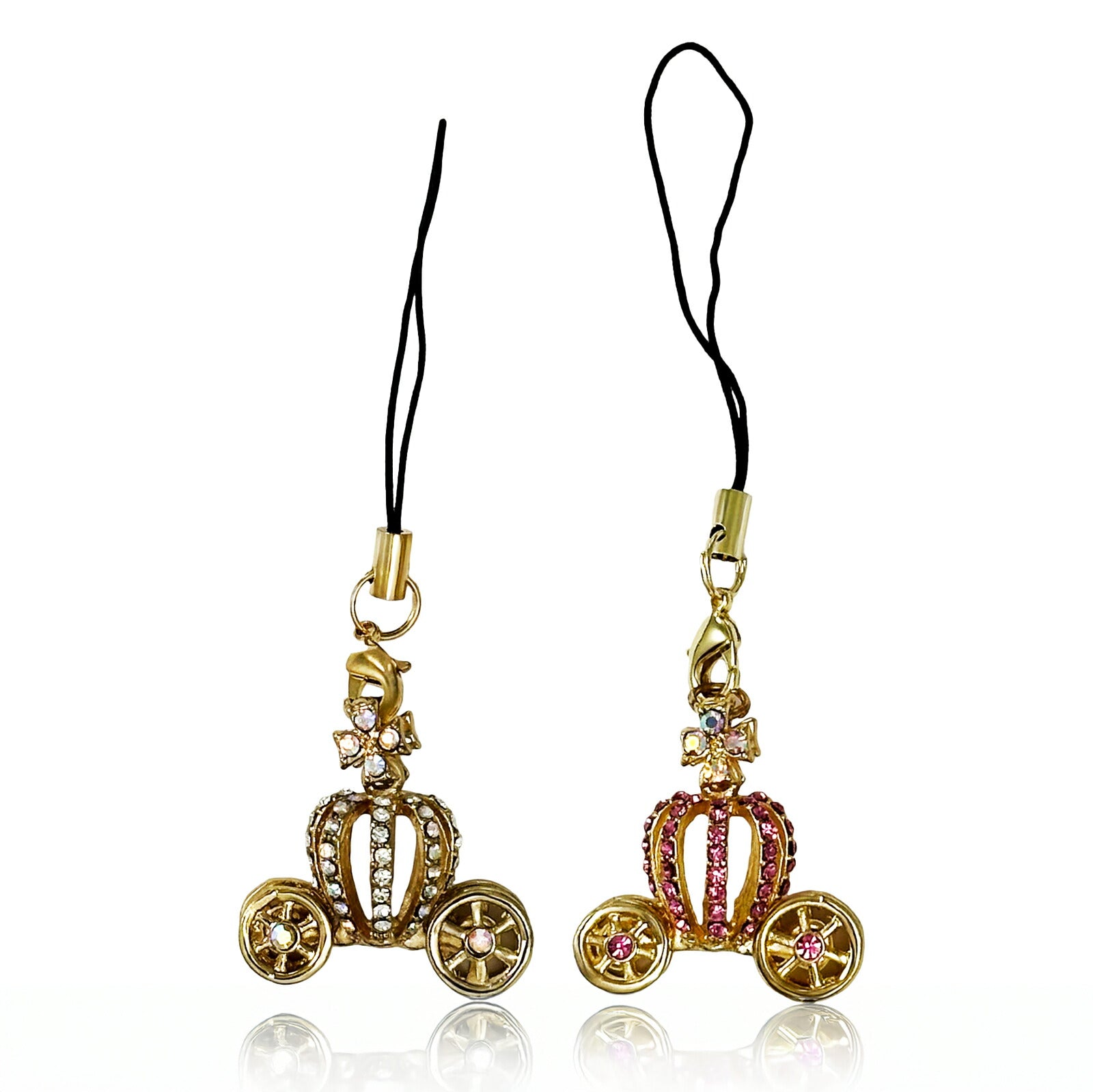 魔法の馬車 携帯ストラップ モチーフ マスコットチャーム レトロ 個性派 開運