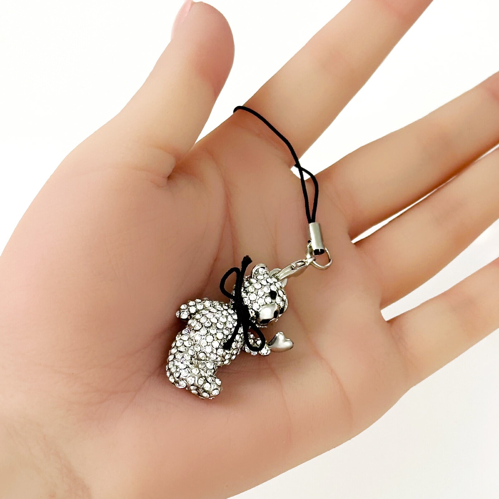 クマ 携帯ストラップ モチーフ マスコットチャーム レトロ 個性派 開運