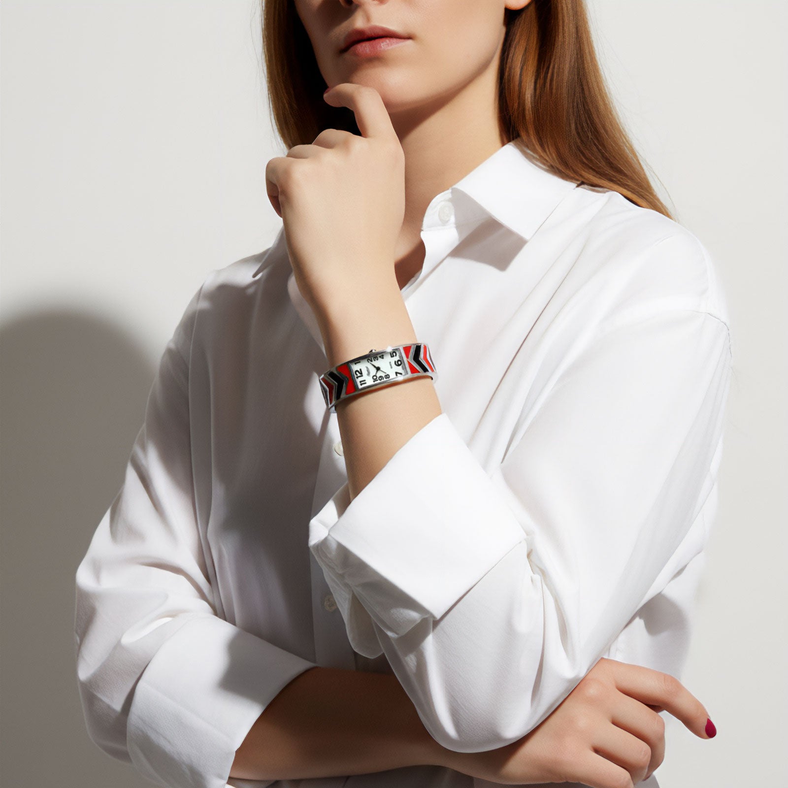 【Rapport】 バングルウォッチ パステルカラー メタルバングル レディース 腕時計