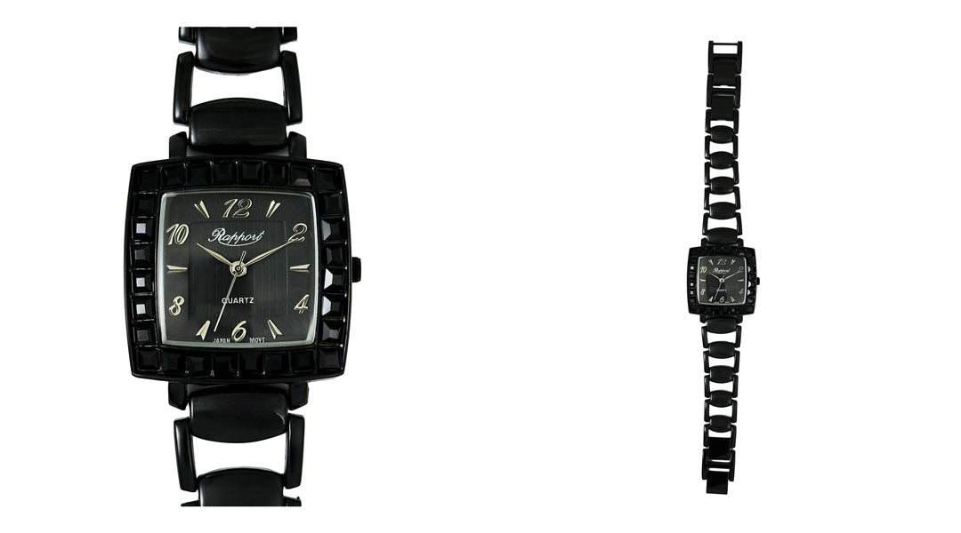 【Rapport】 ブレスレットウォッチ パステルカラー カラーダイヤル ワントーン スクエア レディース 腕時計