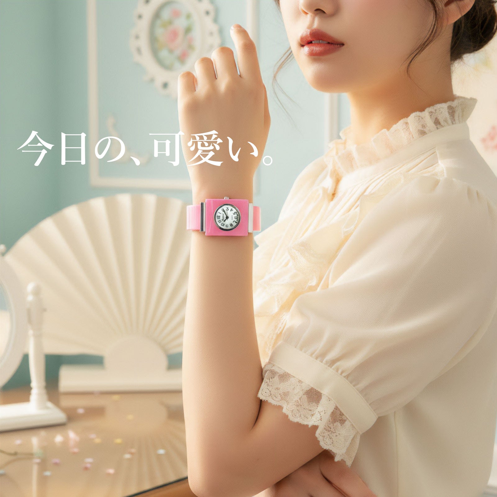 【Rapport】 バングルウォッチ レジンバングル ポップカラー 軽量 レディース 腕時計