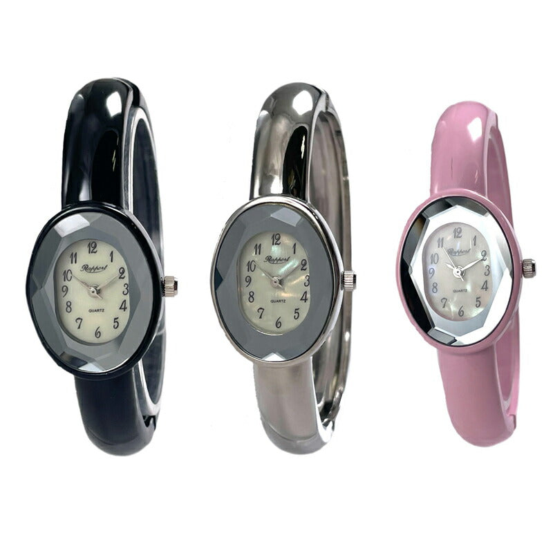 【Rapport】 バングルウォッチ メタルバングル 小柄 華奢 細め 腕時計