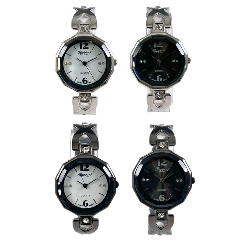 【Rapport】 バングルウォッチ 透けバングル クール ジェンダーレス レディース 腕時計