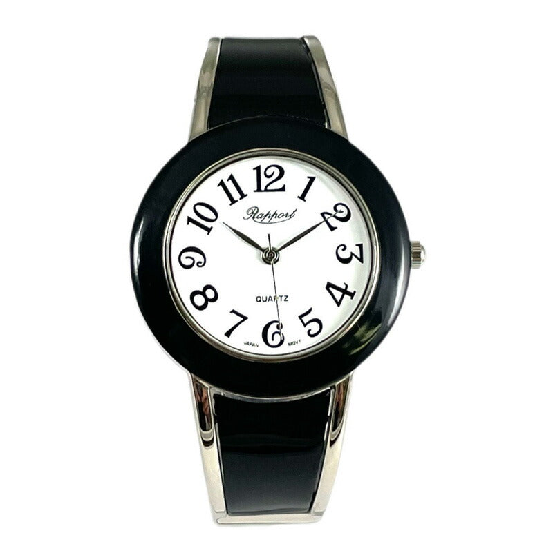 【Rapport】 バングルウォッチ ラウンド シンプル 見やすい文字盤 レディース 腕時計