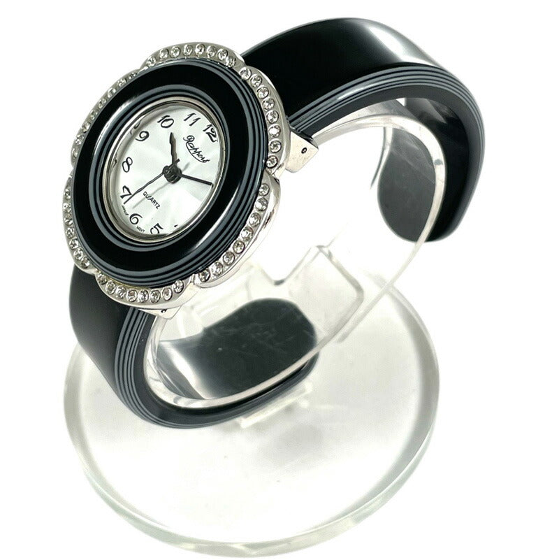 【Rapport】 バングルウォッチ フラワーウォッチ 見やすい文字盤 レディース 腕時計