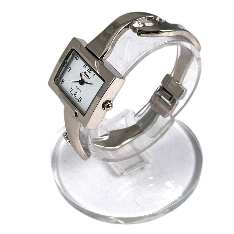 【Rapport】 バングルウォッチ スクエアフェイス 華奢 細め レディース 腕時計