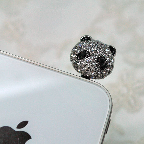 パンダのスマートフォンピアス　スマピ　イヤフォンジャックアクセ メール便OK プレゼント ギフト