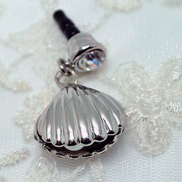 真珠貝のスマートフォンピアス　スマピ　イヤフォンジャックアクセ メール便OK プレゼント ギフト