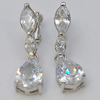 ちょい揺れ クリスタルガラスのイヤリング ラインストーン クリスタル プレゼント ギフト