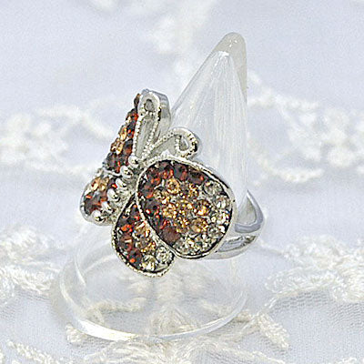 きらきらラインストーンのファッションリング プレゼント ギフト