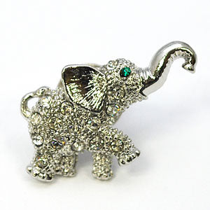 ゾウのピンブローチ レディースファッション アクセサリー プレゼント ギフト