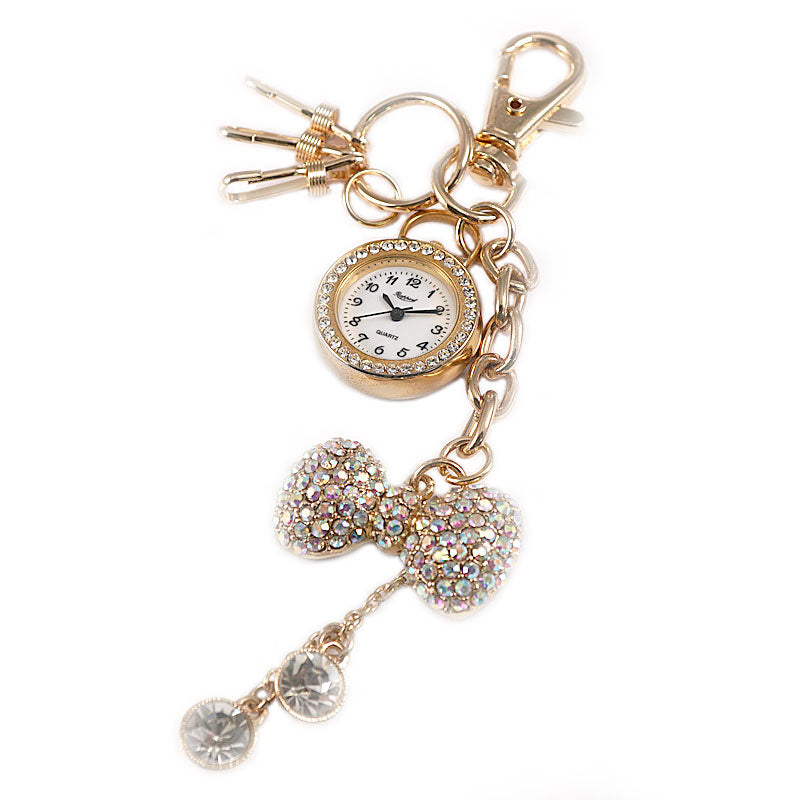 ラポールウォッチ Rapport ファッション ウォッチ キーホルダー 時計 アナログ リボン 可愛い おしゃれ カジュアル  キュート 手頃 見やすい 保証書付 人気 懐中時計 大人可愛い ユニセックス 20代 30代 40代 日本製ムーブメント プレゼント ギフト