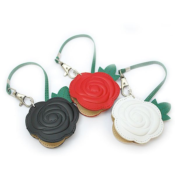 バラのチャームウォッチ　ハンギングウォッチ　バッグチャームウォッチ　薔薇　ばら ローズ バラ［ラポール］ Rapport　メール便利用可 プレゼント ギフト